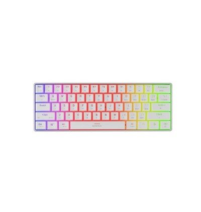 Genesis Gaming Keyboard Thor 660 G2 US White Wireless RGB Mechanical Cateron Red (NKG-1917) GNSNKG-1917)
