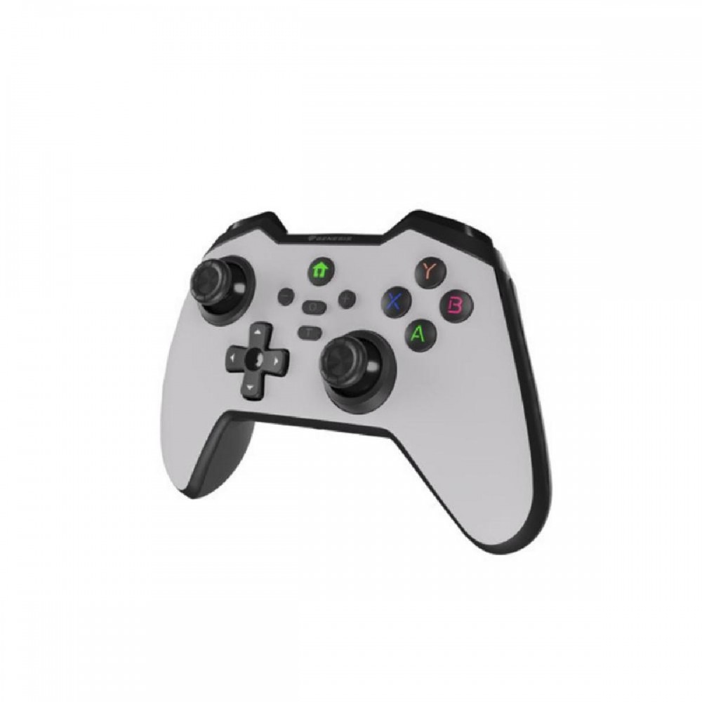 Genesis Gaming Gamepad Mangan 400 Wireless for PC/Switch/Mobile, White (NJG-2101) (GNSNJG-2101) Genesis Gaming Gamepad Mangan 400 Wireless for PC/Switch/Mobile, White (NJG-2101) (GNSNJG-2101)
