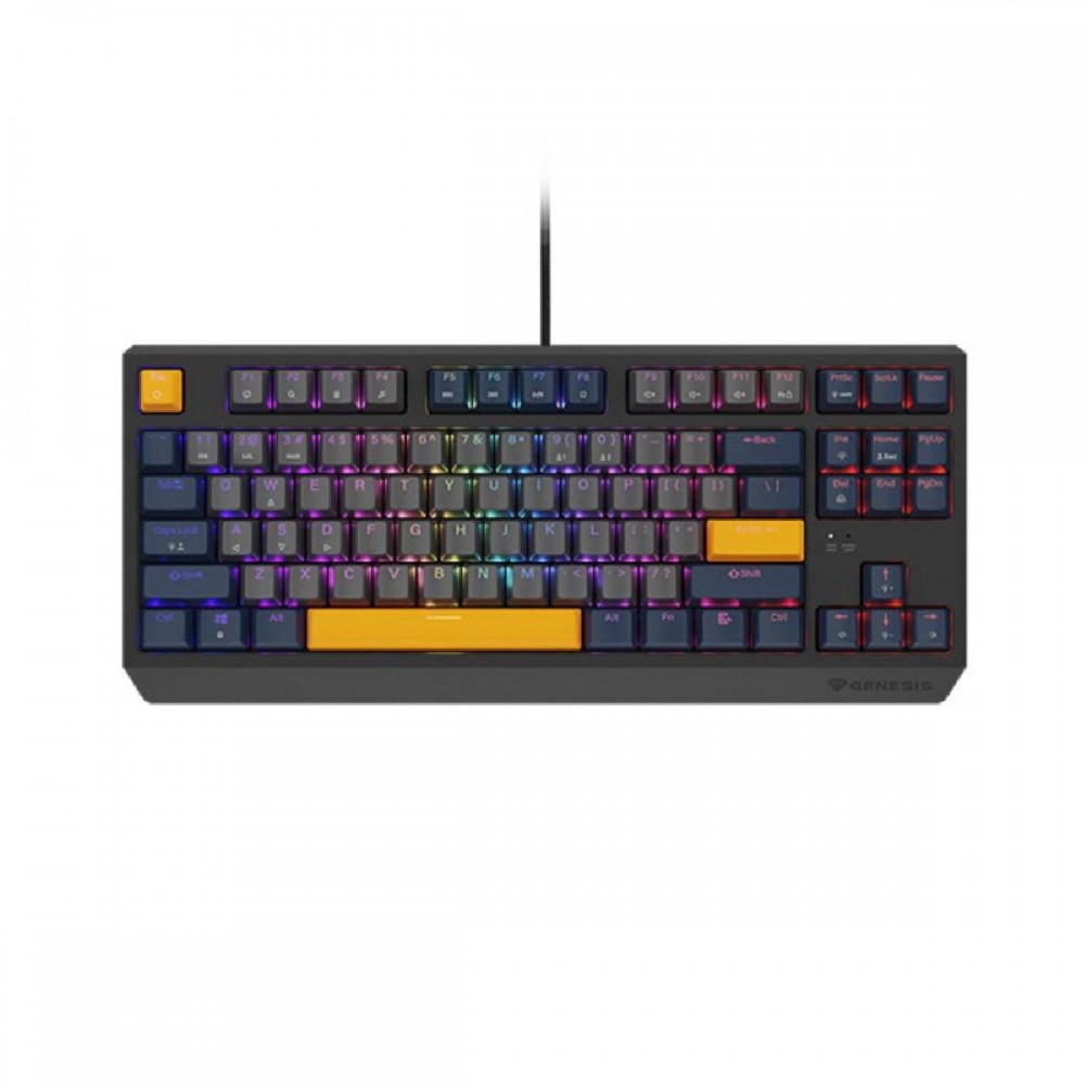 Genesis Gaming Keyboard Thor 230 Tkl Naval Blue Negative US RGB Mechanical Outemu Panda (NKG-2164) (GNSNKG-2164) Genesis Gaming Keyboard Thor 230 Tkl Naval Blue Negative US RGB Mechanical Outemu Panda (NKG-2164) (GNSNKG-2164)