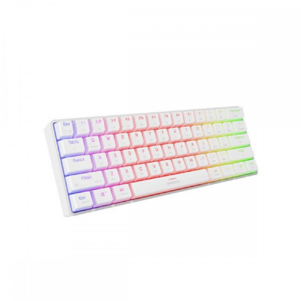 Genesis Gaming Keyboard Thor 660 G2 US White Wireless RGB Mechanical Cateron Brown (NKG-2197) GNSNKG-2197) Genesis Gaming Keyboard Thor 660 G2 US White Wireless RGB Mechanical Cateron Brown (NKG-2197) GNSNKG-2197)
