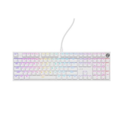 Genesis Gaming Keyboard Thor 404 US RGB Mechanical White Gateron Yellow Pro (NKG-2299) (GNSNKG-2299) Genesis Gaming Keyboard Thor 404 US RGB Mechanical White Gateron Yellow Pro (NKG-2299) (GNSNKG-2299)