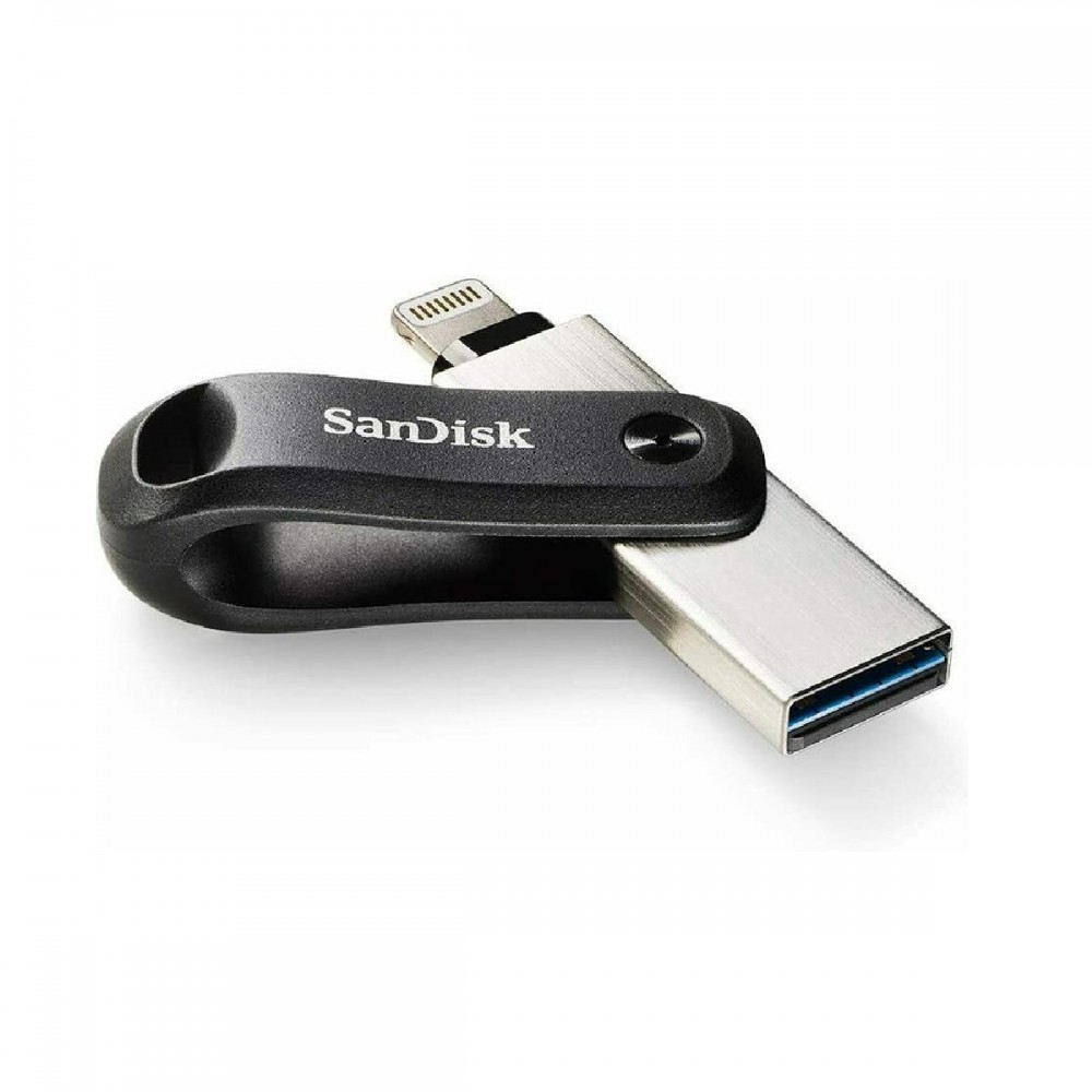 Sandisk iXpand 128GB USB 3.1 Stick με σύνδεση Lightning and USB-A Μαύρο (SDIX60N-128G-GN6NE) (SANSDIX60N-128G-GN6NE)
