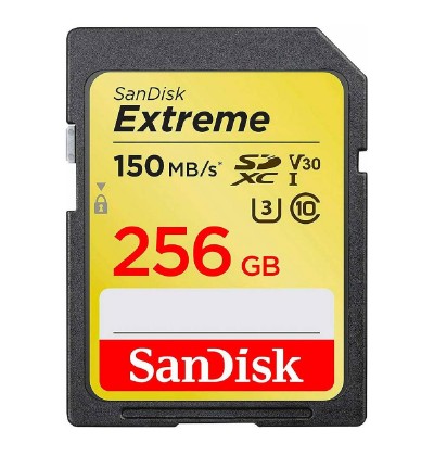 SanDisk 256GB Extreme SDXC UHS-I card (SDSDXVV-256G-GNCIN) (SANSDSDXVV-256G-GNCIN) SanDisk 256GB Extreme SDXC UHS-I card (SDSDXVV-256G-GNCIN) (SANSDSDXVV-256G-GNCIN)