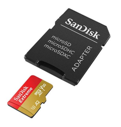 SanDisk EXTREME microSDXC 512 GB 190/130 MB/s UHS-I U3 Memory Card(SDSQXAV-512G-GN6MA) (SANSDSQXAV-512G-GN6MA)