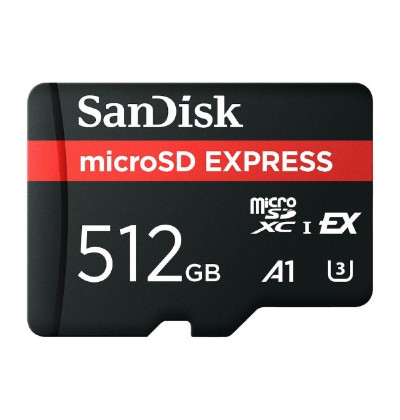 SanDisk Express MicroSD 512GB A1 UHS-I e UHS-II for Switch2 (SDSQXFN-512G-GN4NN) (SANSDSQXFN-256G-GN4NN)