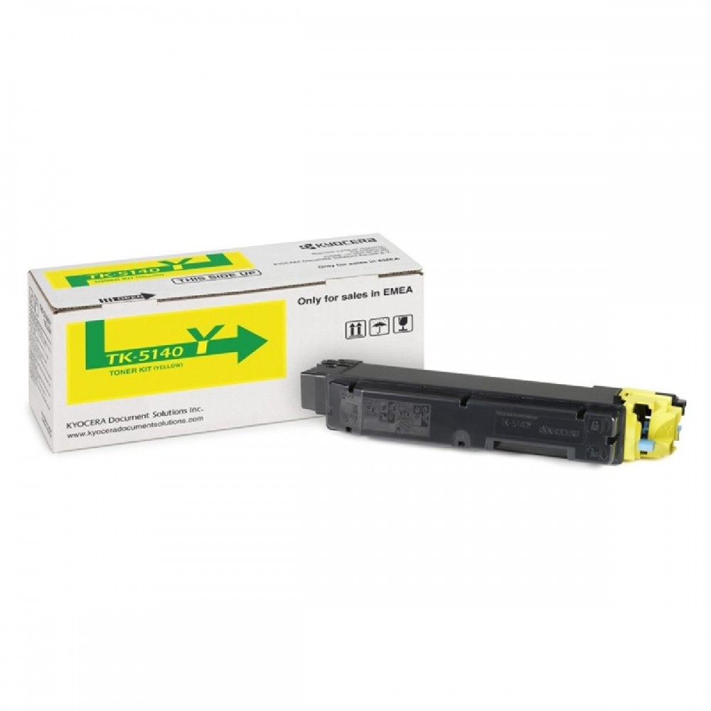 KYOCERA ECOSYS M6030/M6530/P6130 TNR YELLOW (5k) (TK-5140Y) (KYOTK5140Y) KYOCERA ECOSYS M6030/M6530/P6130 TNR YELLOW (5k) (TK-5140Y) (KYOTK5140Y)