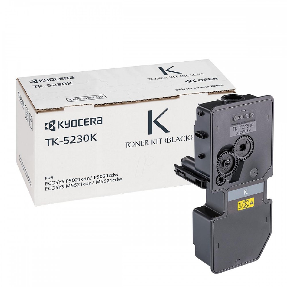 KYOCERA ECOSYS M5521MFP/P5021 TONER HC BLACK (TK-5230K) (KYOTK5230K) KYOCERA ECOSYS M5521MFP/P5021 TONER HC BLACK (TK-5230K) (KYOTK5230K)