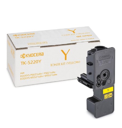 KYOCERA ECOSYS M5521MFP/P5021 TONER YELLOW (TK-5220Y) (KYOTK5220Y)