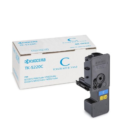 KYOCERA ECOSYS M5521MFP/P5021 TONER CYAN (TK-5220C) (KYOTK5220C)