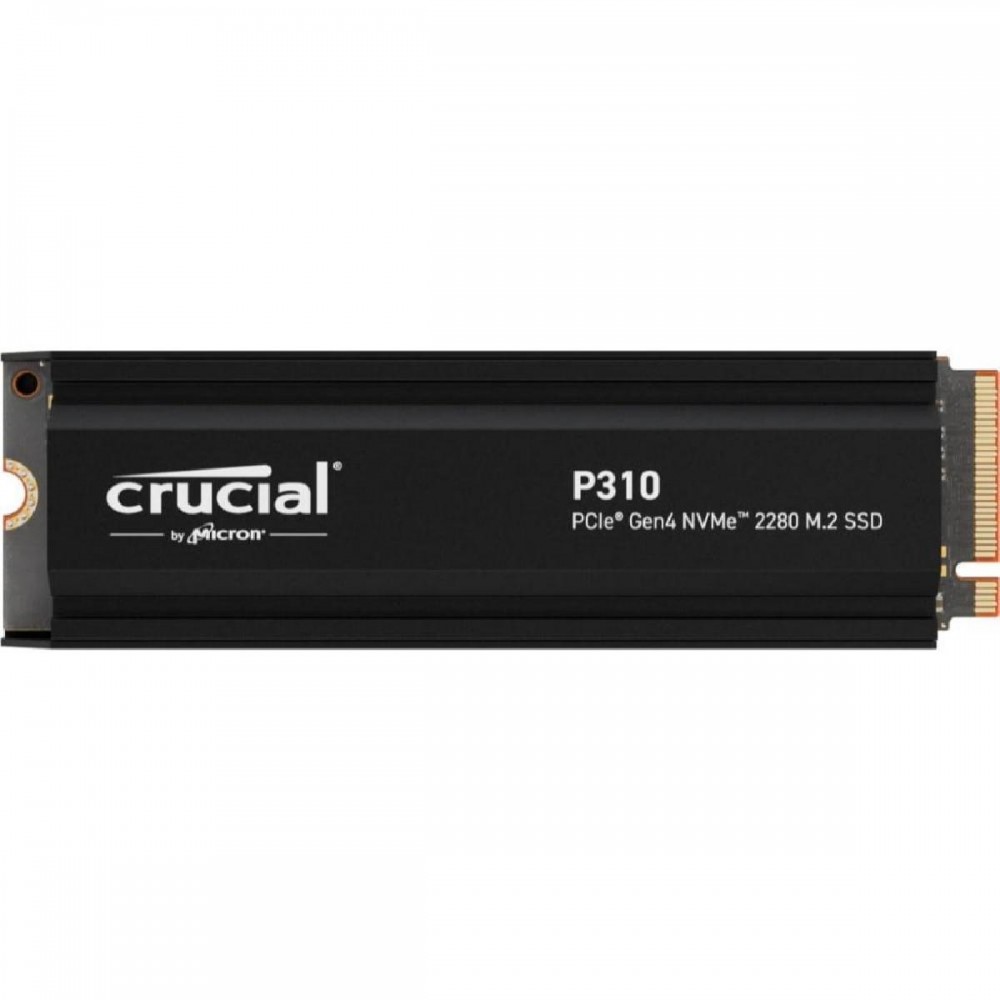 Crucial P310 Gen4 2280 2TB NVMe PCIe M.2 SSD mit Heatsink (CT2000P310SSD5) (CRUCT2000P310SSD5) Crucial P310 Gen4 2280 2TB NVMe PCIe M.2 SSD mit Heatsink (CT2000P310SSD5) (CRUCT2000P310SSD5)