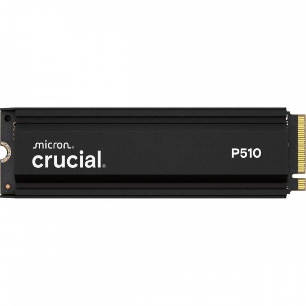 Crucial P510 Gen5 2280 2TB NVMe PCIe M.2 SSD mit Heatsink (CT2000P510SSD5) (CRUCT2000P510SSD5) Crucial P510 Gen5 2280 2TB NVMe PCIe M.2 SSD mit Heatsink (CT2000P510SSD5) (CRUCT2000P510SSD5)