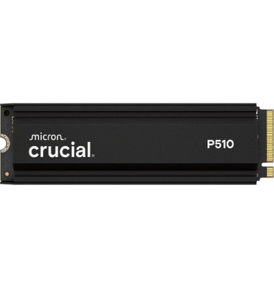 Crucial P510 Gen5 2280 2TB NVMe PCIe M.2 SSD mit Heatsink (CT2000P510SSD5) (CRUCT2000P510SSD5) Crucial P510 Gen5 2280 2TB NVMe PCIe M.2 SSD mit Heatsink (CT2000P510SSD5) (CRUCT2000P510SSD5)