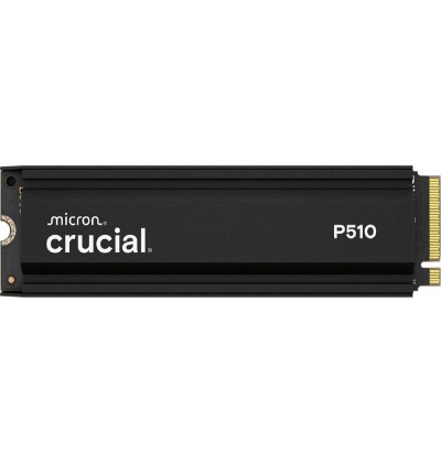Crucial P510 Gen5 2280 1TB NVMe PCIe M.2 SSD mit Heatsink (CT1000P510SSD5) (CRUCT1000P510SSD5) Crucial P510 Gen5 2280 1TB NVMe PCIe M.2 SSD mit Heatsink (CT1000P510SSD5) (CRUCT1000P510SSD5)