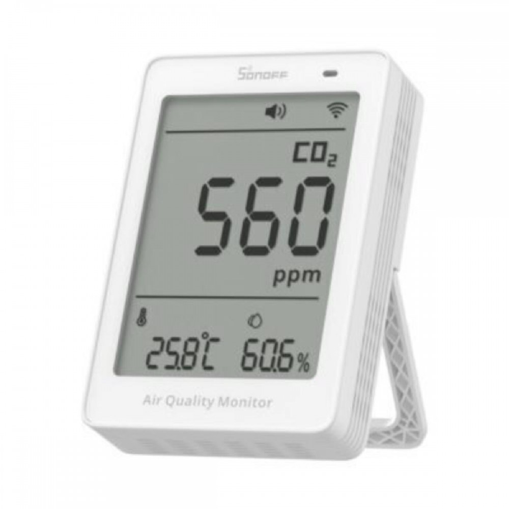 SONOFF AirGuard CO2 SAWF-08P WiFi LCD Μετρητής ποιότητας αέρα (SAWF-08P) (SONSAWF-08P)