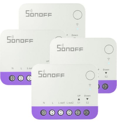 SONOFF MINI-RBS WiFi Smart Mini διακόπτης ρολού (4 τεμάχια) (MINI-RBS-4pack) (SONMINI-RBS-4-PACK)