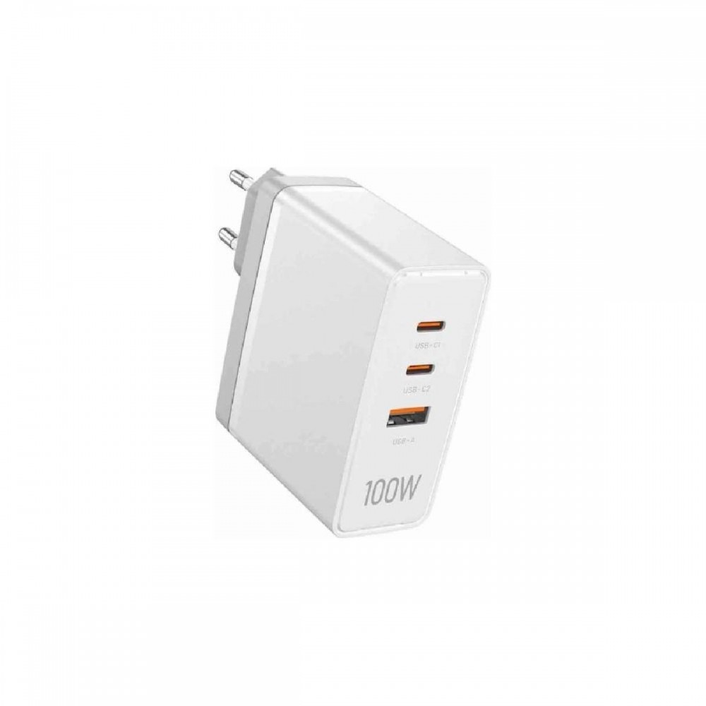 VENTION 3-Port USB (C+C+A) GaN Charger (100W/100W/30W) EU White (FEGW0-EU) (VENFEGW0-EU) VENTION 3-Port USB (C+C+A) GaN Charger (100W/100W/30W) EU White (FEGW0-EU) (VENFEGW0-EU)