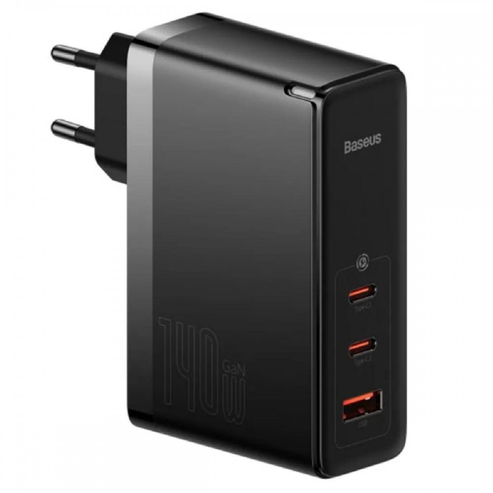 Baseus Φορτιστής Χωρίς Καλώδιο με Θύρα USB-A και 2 Θύρες USB-C 140W Power Delivery Μαύρος GaN5 Pro (CCGP100201) (BASCCGP100201) Baseus Φορτιστής Χωρίς Καλώδιο με Θύρα USB-A και 2 Θύρες USB-C 140W Power Delivery Μαύρος GaN5 Pro (CCGP100201) (BASCCGP100201)