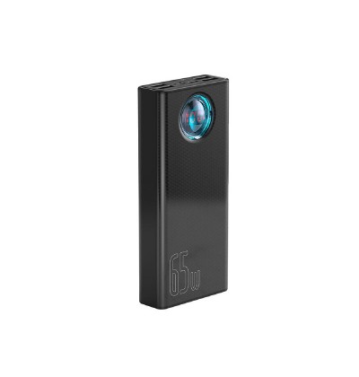 Baseus Amblight Overseas Edition Power Bank 30000mAh 65W με 4 Θύρες USB-A και Θύρα USB-C Power Delivery Μαύρο (PPLG000101) (BASPPLG000101) Baseus Amblight Overseas Edition Power Bank 30000mAh 65W με 4 Θύρες USB-A και Θύρα USB-C Power Delivery Μαύρο (PPLG000101) (BASPPLG000101)