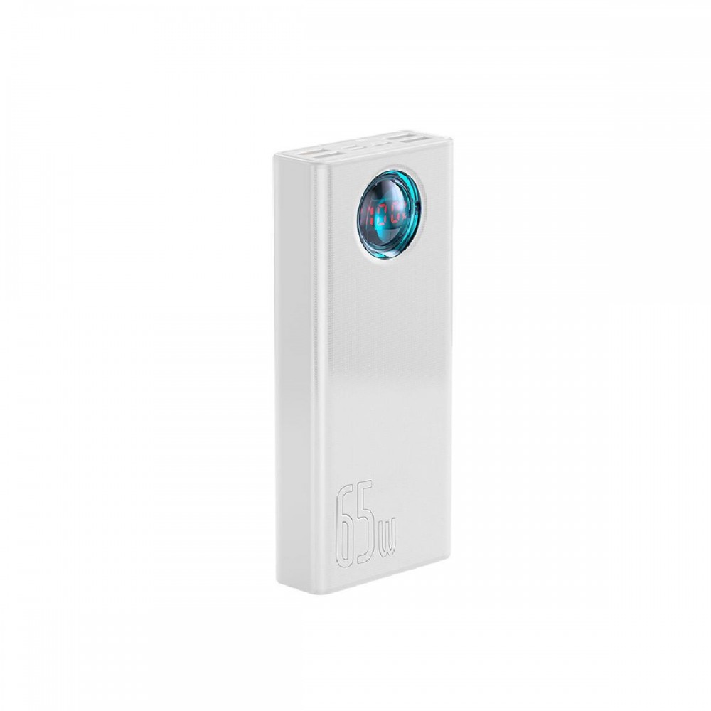 Baseus Amblight Overseas Edition Power Bank 30000mAh 65W με 4 Θύρες USB-A και Θύρα USB-C Power Delivery Λευκό (PPLG000102) (BASPPLG000102) Baseus Amblight Overseas Edition Power Bank 30000mAh 65W με 4 Θύρες USB-A και Θύρα USB-C Power Delivery Λευκό (PPLG000102) (BASPPLG000102)