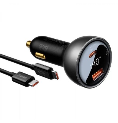 Baseus Φορτιστής Αυτοκινήτου Superme με Καλώδιο USB σε USB-C 140W Μαύρο (CGZX070001) (BASCGZX070001) Baseus Φορτιστής Αυτοκινήτου Superme με Καλώδιο USB σε USB-C 140W Μαύρο (CGZX070001) (BASCGZX070001)
