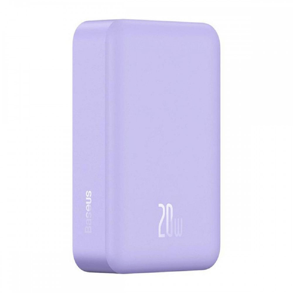 Baseus Powerbank Magnetic Mini 20000mAh USB-C 20W MagSafe purple (PPCX150005) (BASPPCX150005) Baseus Powerbank Magnetic Mini 20000mAh USB-C 20W MagSafe purple (PPCX150005) (BASPPCX150005)