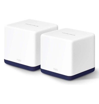 Mercusys AC1900 Whole Home Mesh Wi-Fi System Halo H50G(2-pack) (HALO H50G(2-PACK) (MERHALOH50G(2-PACK) Mercusys AC1900 Whole Home Mesh Wi-Fi System Halo H50G(2-pack) (HALO H50G(2-PACK) (MERHALOH50G(2-PACK)
