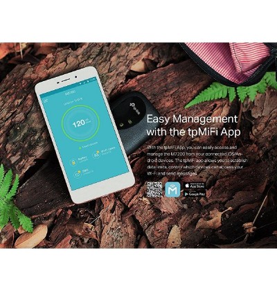 TP-LINK Router M7200 4G LTE Advanced Mobile WiFi 300Mbps (M7200) (TPM7200)