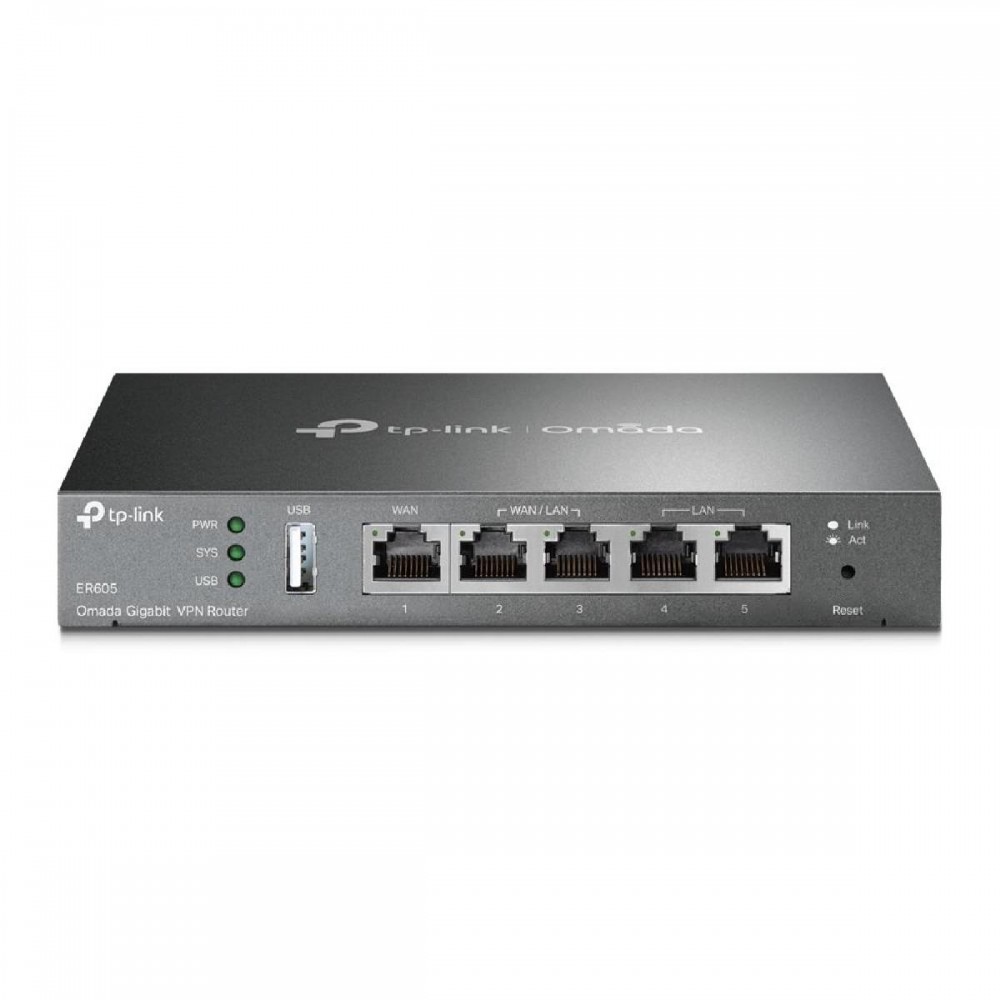 TP-Link SafeStream™ Gigabit Multi-WAN VPN Router (ER605) (TPER605) TP-Link SafeStream™ Gigabit Multi-WAN VPN Router (ER605) (TPER605)