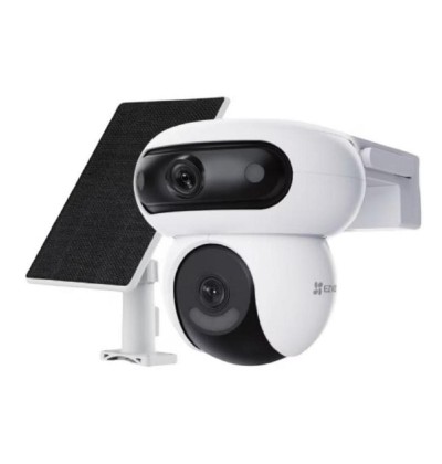 Ezviz Outdoor HB90x Dual 4G Kit Dual-Lens All-Day Recording 4G Camera + 8W Solar Panel (HB90X 4G Kit)