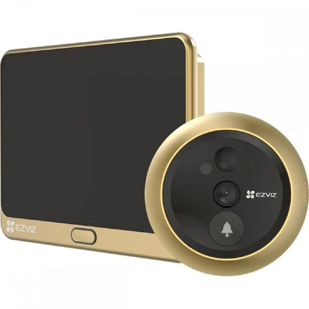 Ezviz Wireless Peephole Door Viewer DP2C Pro Gold (EZVCS-DP2C-R200-6Q6FW-GD) Ezviz Wireless Peephole Door Viewer DP2C Pro Gold (EZVCS-DP2C-R200-6Q6FW-GD)
