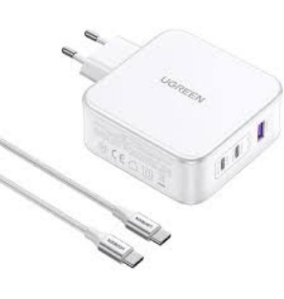 Ugreen Charger 15339 Nexode 2xUSB-C USB-A 3.0 PD3.0 QC4.0 GaN 140W white (15339) (UGR15339) Ugreen Charger 15339 Nexode 2xUSB-C USB-A 3.0 PD3.0 QC4.0 GaN 140W white (15339) (UGR15339)