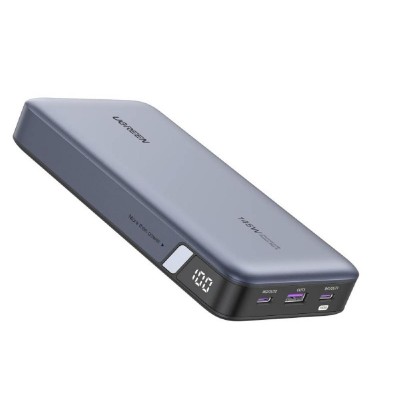 Ugreen Powerbank 25000mAh PB205 USB + 2x USB-C 145W PD szary (90597A) (UGR90597A)