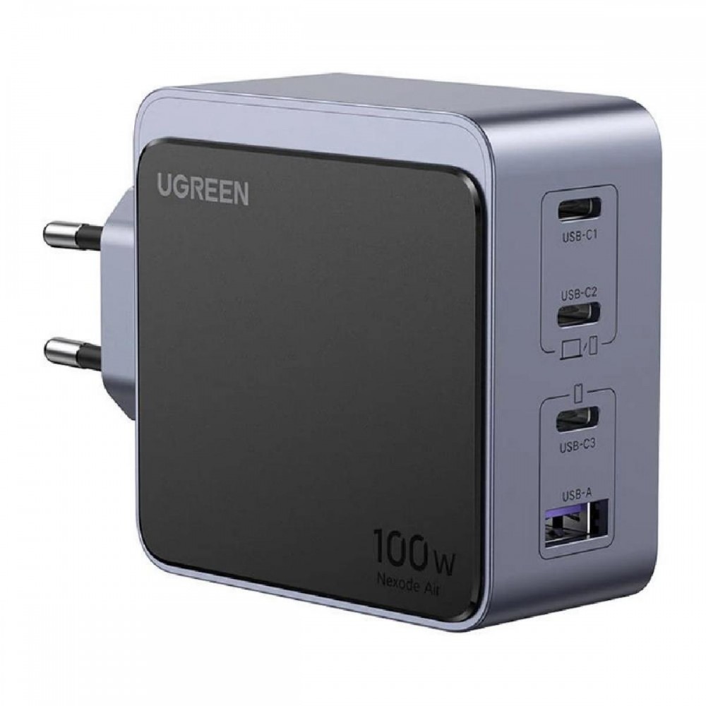 Ugreen Wall charger Nexode Air 100W 3x USB-C USB gray (35043) (UGR35043) Ugreen Wall charger Nexode Air 100W 3x USB-C USB gray (35043) (UGR35043)