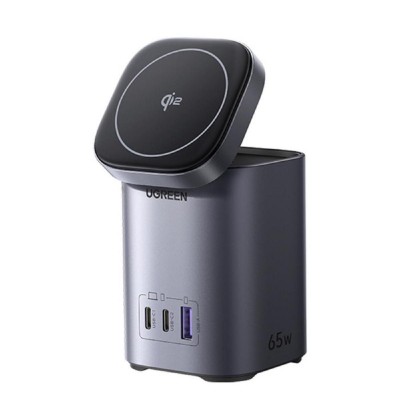 Ugreen Επιτραπέζιος γρήγορος φορτιστής 2in1 X555 USB + 2x USB-C 65W GaN (55321) (UGR55321) Ugreen Επιτραπέζιος γρήγορος φορτιστής 2in1 X555 USB + 2x USB-C 65W GaN (55321) (UGR55321)