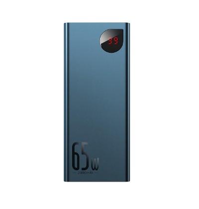Baseus Adaman Metal Digital Display Power Bank 20000mAh 65W με 2 Θύρες USB-A και Θύρα USB-C Quick Charge 3.0 Μπλε (PPIMDA-D03) (BASPPIMDAD03) Baseus Adaman Metal Digital Display Power Bank 20000mAh 65W με 2 Θύρες USB-A και Θύρα USB-C Quick Charge 3.0 Μπλε (PPIMDA-D03) (BASPPIMDAD03)