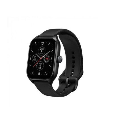 Amazfit GTS 4 Aluminium 43mm Αδιάβροχο Smartwatch με Παλμογράφο (Infinite Black) (A2168BK)