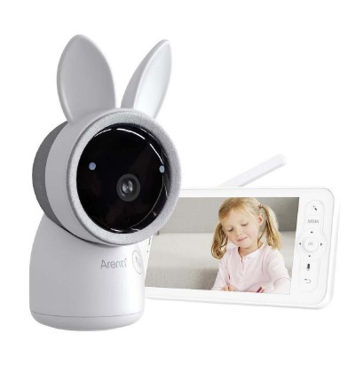 Arenti 3MP/2K Wi-Fi Video Baby Monitor Kit with dual cameras and LCD Screen (AINANNY 2-CAM KIT) (AREAINANNY-2-CAM-KIT)