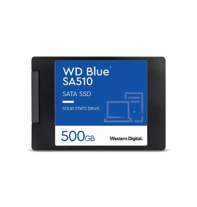 Western Digital Blue SA510 SATA SSD 500GB 2.5”/7mm Cased (WDS500G3B0A) Western Digital Blue SA510 SATA SSD 500GB 2.5”/7mm Cased (WDS500G3B0A)