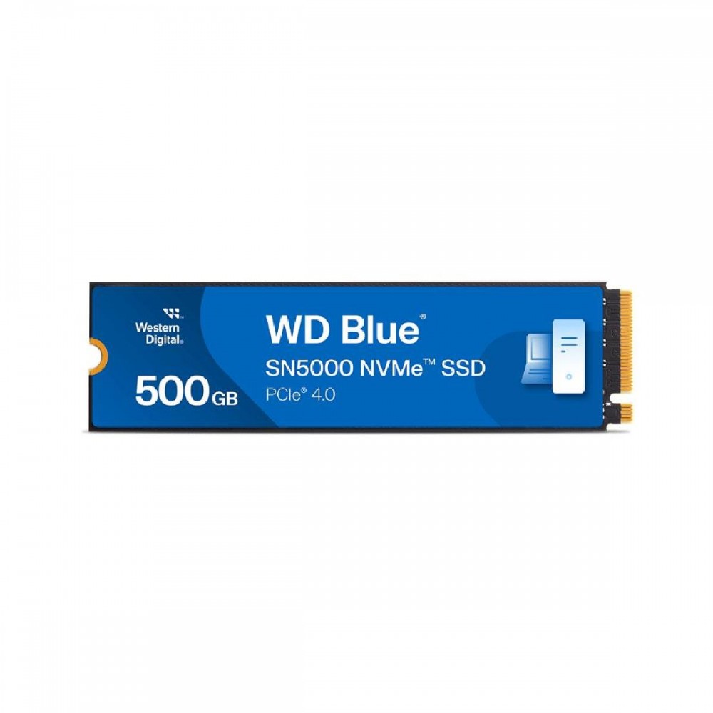 Western Digital Δίσκος SSD Blue 3D 500GB M.2 2280 SN5000 (WDS500G4B0E)