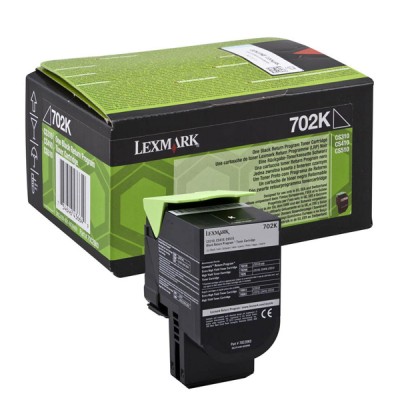 LEXMARK CS310/410/510 BLK TONER CRTR SC (702K) RETURN 1k (70C20K0) (LEX70C20K0) LEXMARK CS310/410/510 BLK TONER CRTR SC (702K) RETURN 1k (70C20K0) (LEX70C20K0)