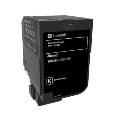LEXMARK CS720/CS725/CX725 BLK RET. P. TONER CRTR (74C20K0) (LEX74C20K0)