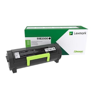 LEXMARK MS/MX317/417/517/617 TONER BLACK 2.5K (51B2000) (LEX51B2000) LEXMARK MS/MX317/417/517/617 TONER BLACK 2.5K (51B2000) (LEX51B2000)