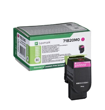 LEXMARK CS/CX317/417/517 TONER MAGENTA 2.3K (71B20M0) (LEX71B20M0) LEXMARK CS/CX317/417/517 TONER MAGENTA 2.3K (71B20M0) (LEX71B20M0)