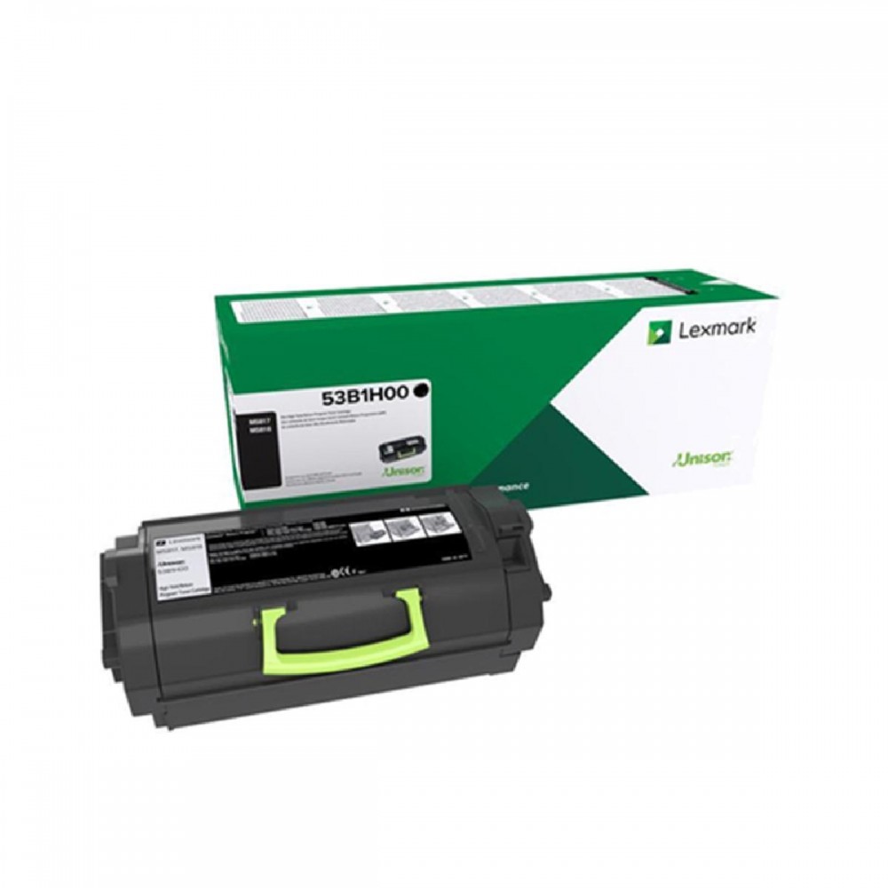 LEXMARK MS817/MS818 TONER BLACK HC 25K (53B2H00) (LEX53B2H00) LEXMARK MS817/MS818 TONER BLACK HC 25K (53B2H00) (LEX53B2H00)
