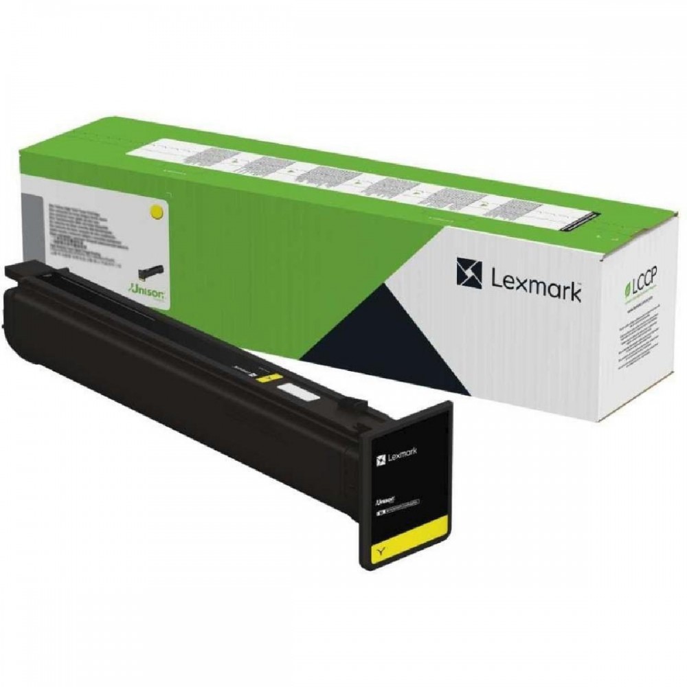 Lexmark Toner 12K Pages Standard Yield Return Progam Yellow for CS963, CX833, CX95x, CX96x (77L20Y0) (LEX77L20Y0) Lexmark Toner 12K Pages Standard Yield Return Progam Yellow for CS963, CX833, CX95x, CX96x (77L20Y0) (LEX77L20Y0)