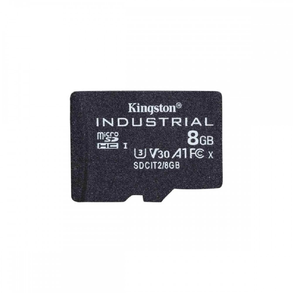 Kingston Industrial microSDHC 8GB Class 10 U3 V30 A1 UHS-I (SDCIT2/8GB) (KINSDCIT2-8GB) Kingston Industrial microSDHC 8GB Class 10 U3 V30 A1 UHS-I (SDCIT2/8GB) (KINSDCIT2-8GB)