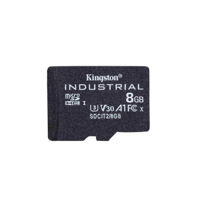 Kingston Industrial microSDHC 8GB Class 10 U3 V30 A1 UHS-I (SDCIT2/8GB) (KINSDCIT2-8GB) Kingston Industrial microSDHC 8GB Class 10 U3 V30 A1 UHS-I (SDCIT2/8GB) (KINSDCIT2-8GB)