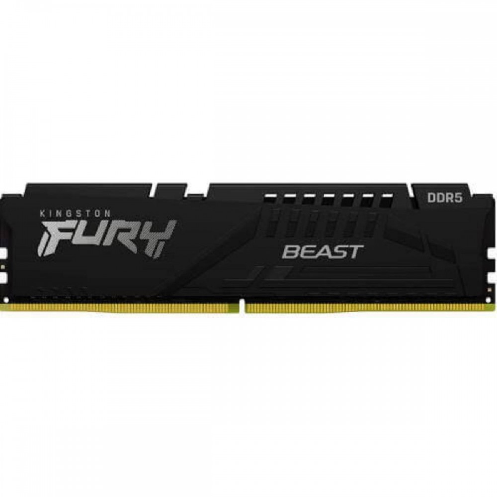 Kingston Fury Beast DDR5 με Module 1x16GB και Ταχύτητα 5200 για Desktop (KF552C40BB-16) (KINKF552C40BB-16)