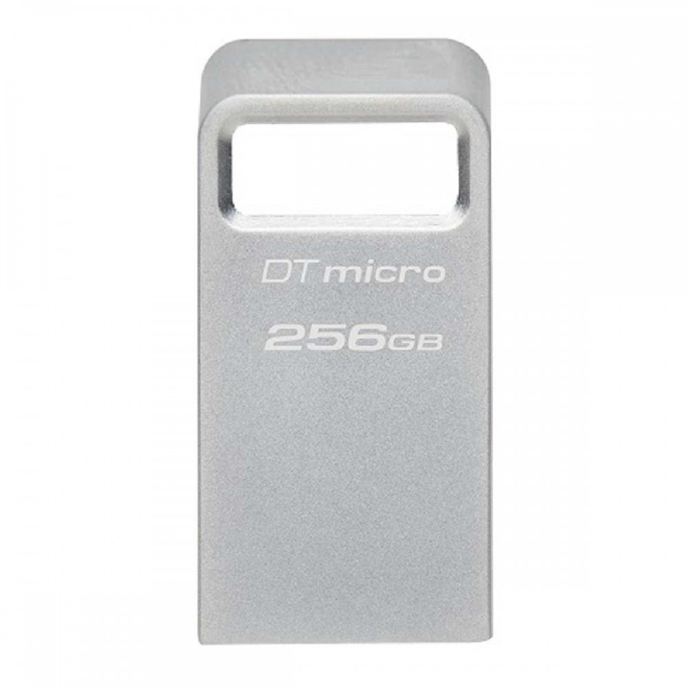 Kingston DataTraveler Micro Gen2 256GB USB 3.2 Stick Silver (DTMC3G2/256GB) (KINDTMC3G2-256GB)