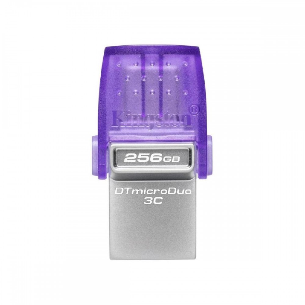 Kingston DataTraveler MicroDuo 3C 256GB USB 3.2 Stick Purple (DTDUO3CG3/256GB) (KINDTDUO3CG3-256GB) Kingston DataTraveler MicroDuo 3C 256GB USB 3.2 Stick Purple (DTDUO3CG3/256GB) (KINDTDUO3CG3-256GB)
